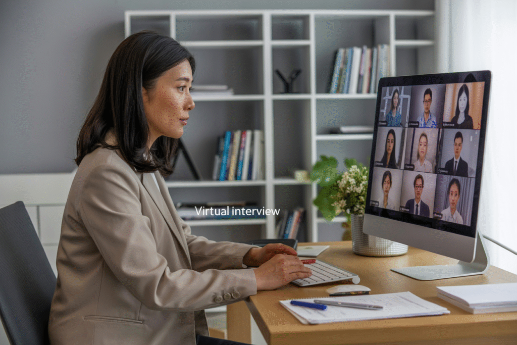 virtual interview meaning